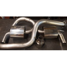 KMS Motorsport Cat Back Exhaust "Firestorm" - Focus Mk2 ST225 KMS Motorsport Cat Back Exhaust "Firestorm" - Focus Mk2 ST225