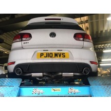 KMS Motorsport Cat Back Exhaust - Golf Mk6 Gti KMS Motorsport Cat Back Exhaust - Golf Mk6 Gti
