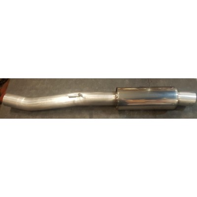 KMS Motorsport Centre Exhaust Section RESONATED - Fiesta Mk7 ST180